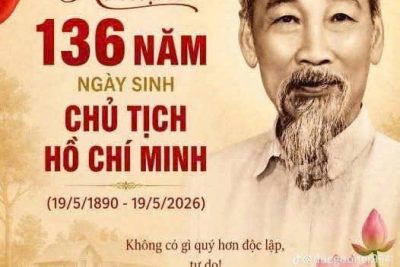 136 NĂM NGÀY SINH CHỦ TỊCH HỒ CHÍ MINH